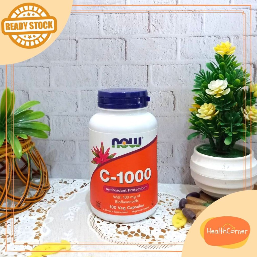 Now C 1000 Antioxidant Protection 100 Veg Capsules - Now Vitamin 1000mg