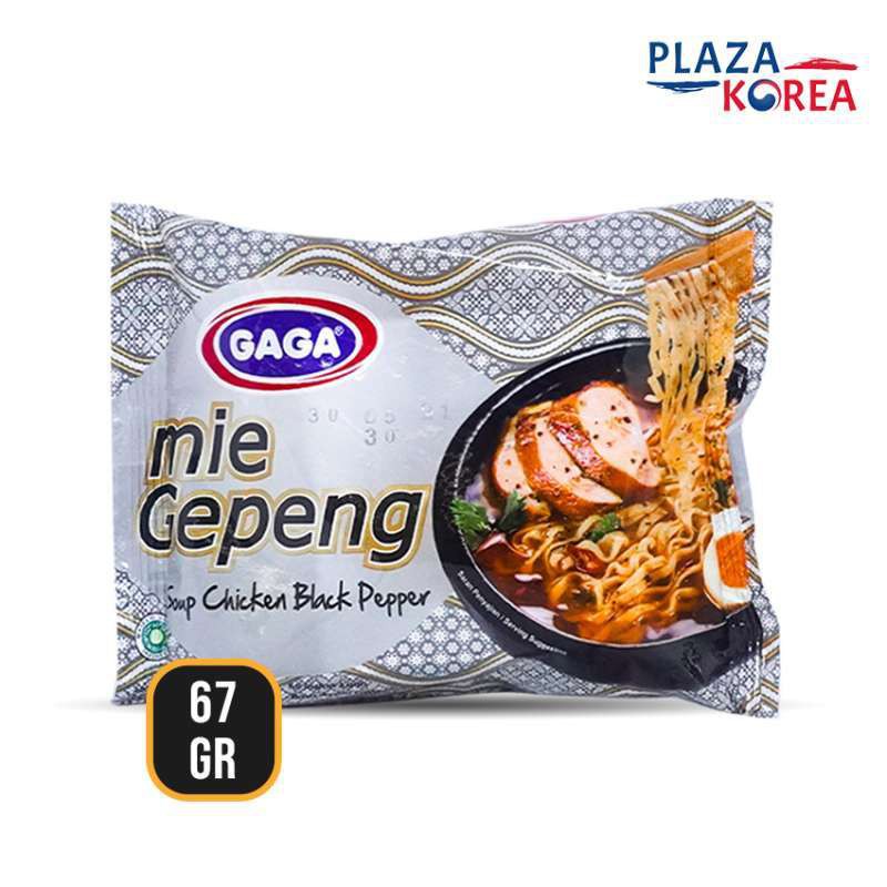 

MIE GEPENG GAGA AYAM LADA HITAM 67GR - MIE INSTANT KUAH