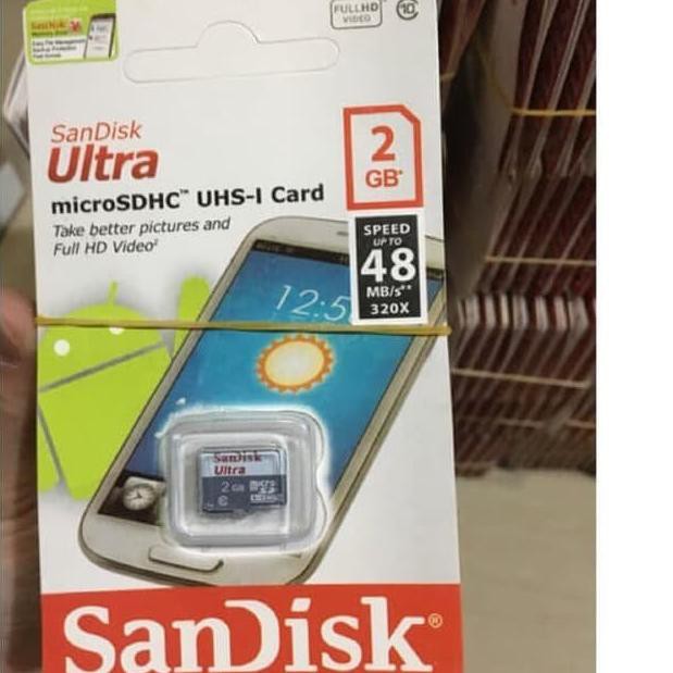 [Flash Sale] MicroSD SanDisk Ultra 2GB Memory Card 2 GB Micro SD MMC MicroSDHC .,.,.,