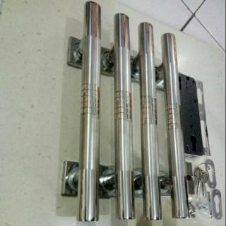 1SET 4PCS Pull handle  pintu  oval cook ukir  dop 33cm body 