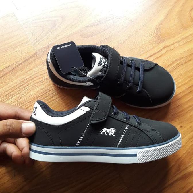 Asli LONSDALE LATIMER Navy. Sepatu Anak. Sekolah Paud TK. ORIGINAL