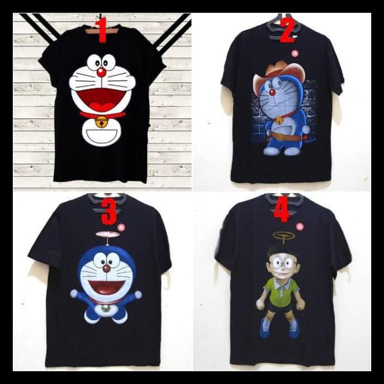 Kaos Doraemon / Kartun Anime / Nobita Giant Auneo Sizuka / Katun Murah - Kaos1 Kode 344