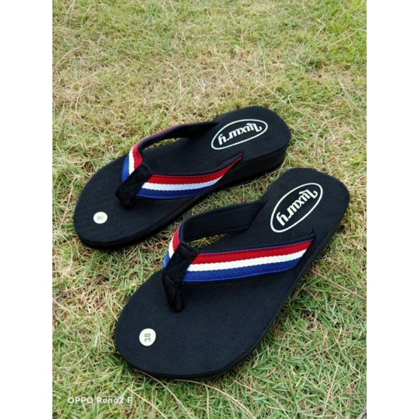 SANDAL WANITA TERBARU - WEDGES WANITA - SANDAL JAPIT SPON (BELANDA)