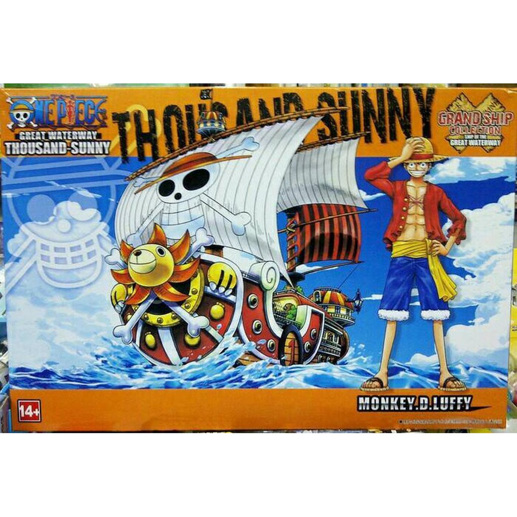 [mainan-hobi] grandship sunny go thousand sunny kapal one piece figure shanks luffy