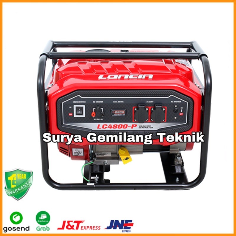 Mesin Genset Loncin LC 4800 P 2500 Watt Generator Bensin