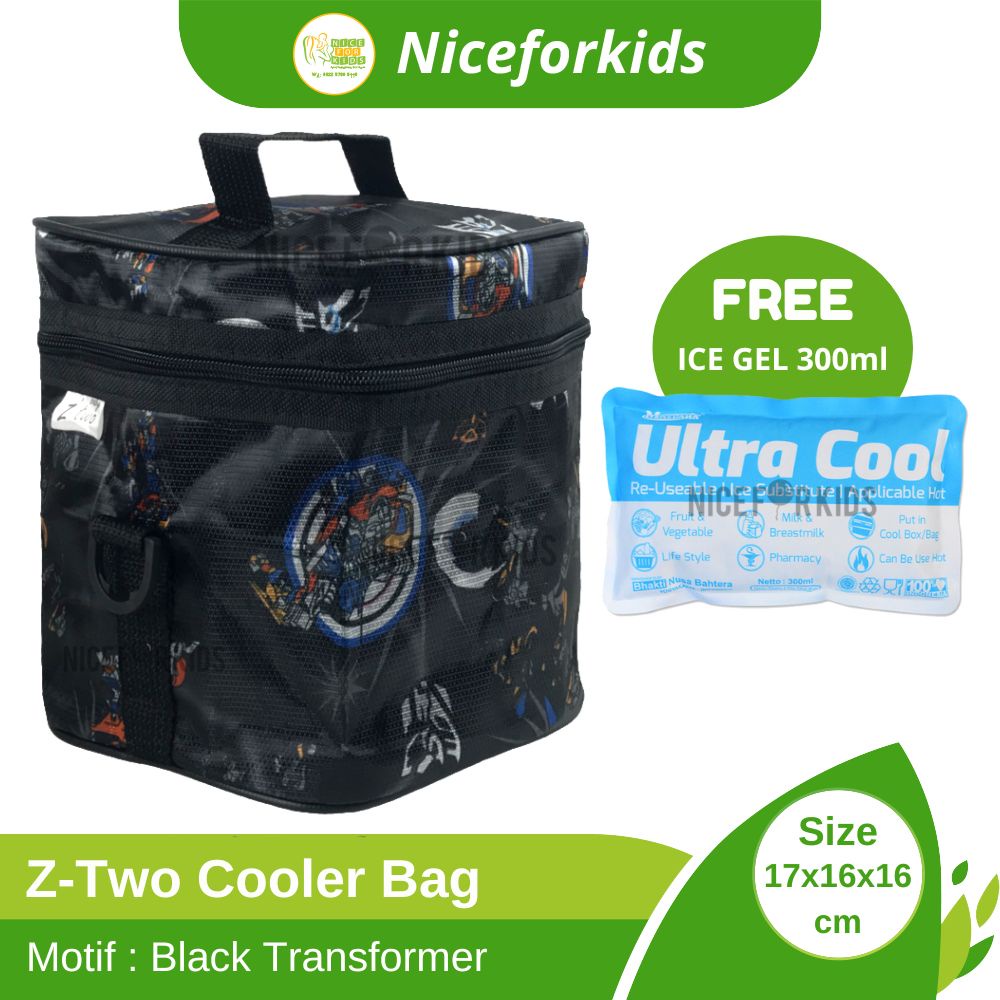 cooler bag Z-TWO Tas Pendingin ASI Free Ultra Cool Ice Gel Sachet / Cool Bag Penyimpan ASI