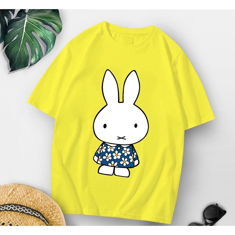 Baju kaos oversize xl tee tshirt cewe wanita dewasa remaja abg motif terbaru-Rabbit