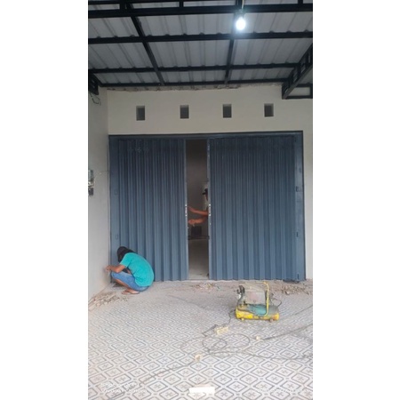 pintu besi harmonika/folding gate