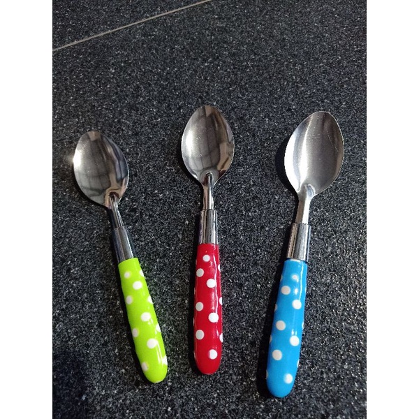 1 pcs sendok folkadot