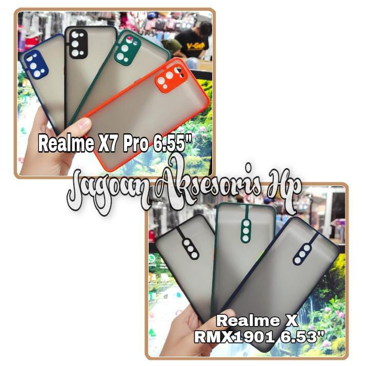 Bumper AERO CASE Realme X RMX1901 Realme X7 Pro Hardcase My Choice List Warna Matte
