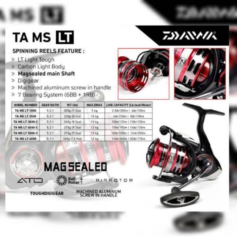 Reel DAIWA TA MS LT1000