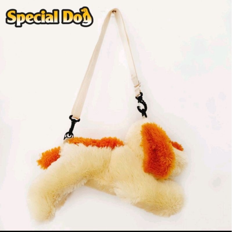 Tas Selempang Boneka Anjing Doggy Tas boneka Anjing /tas Hp/tas bulu