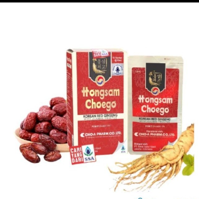 

HONGSAM CHOEGO 10 SACHET KOREAN RED GINSENG WITH JUJUBAE FRUCTUS