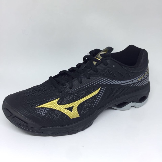 mizuno wave lightning z4 black gold