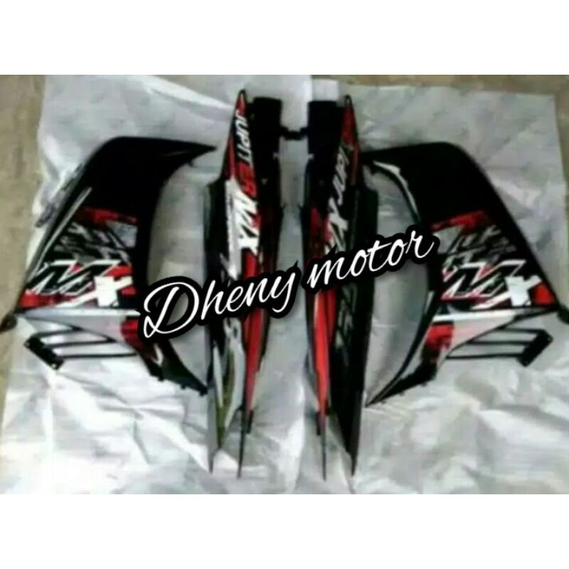 Cover Body Belakang Plus Sayap Luar Jupiter Mx New 135 Warna Hitam