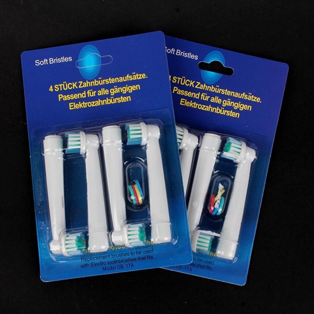 COD Kepala Pengganti Sikat Gigi Elektrik Electric Toothbrush Replacement 4 Pcs