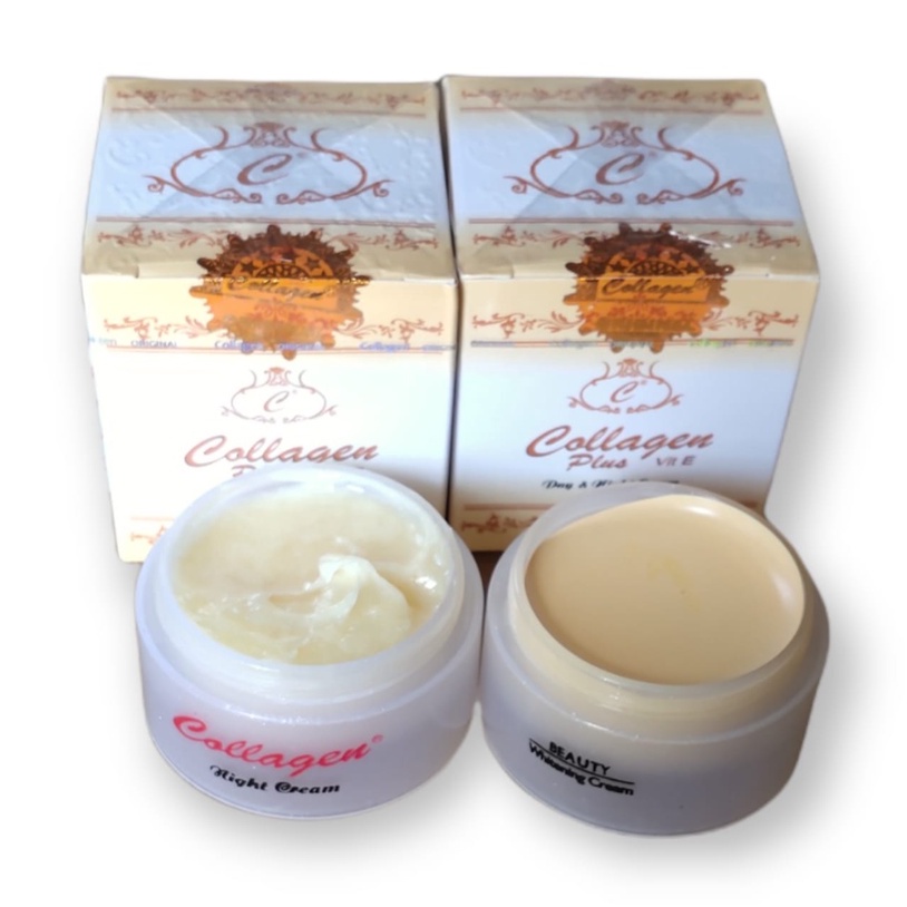 CREAM COLAGEN siang malam COLLAGEN original embos super tutup timbul krim SEGEL ORI