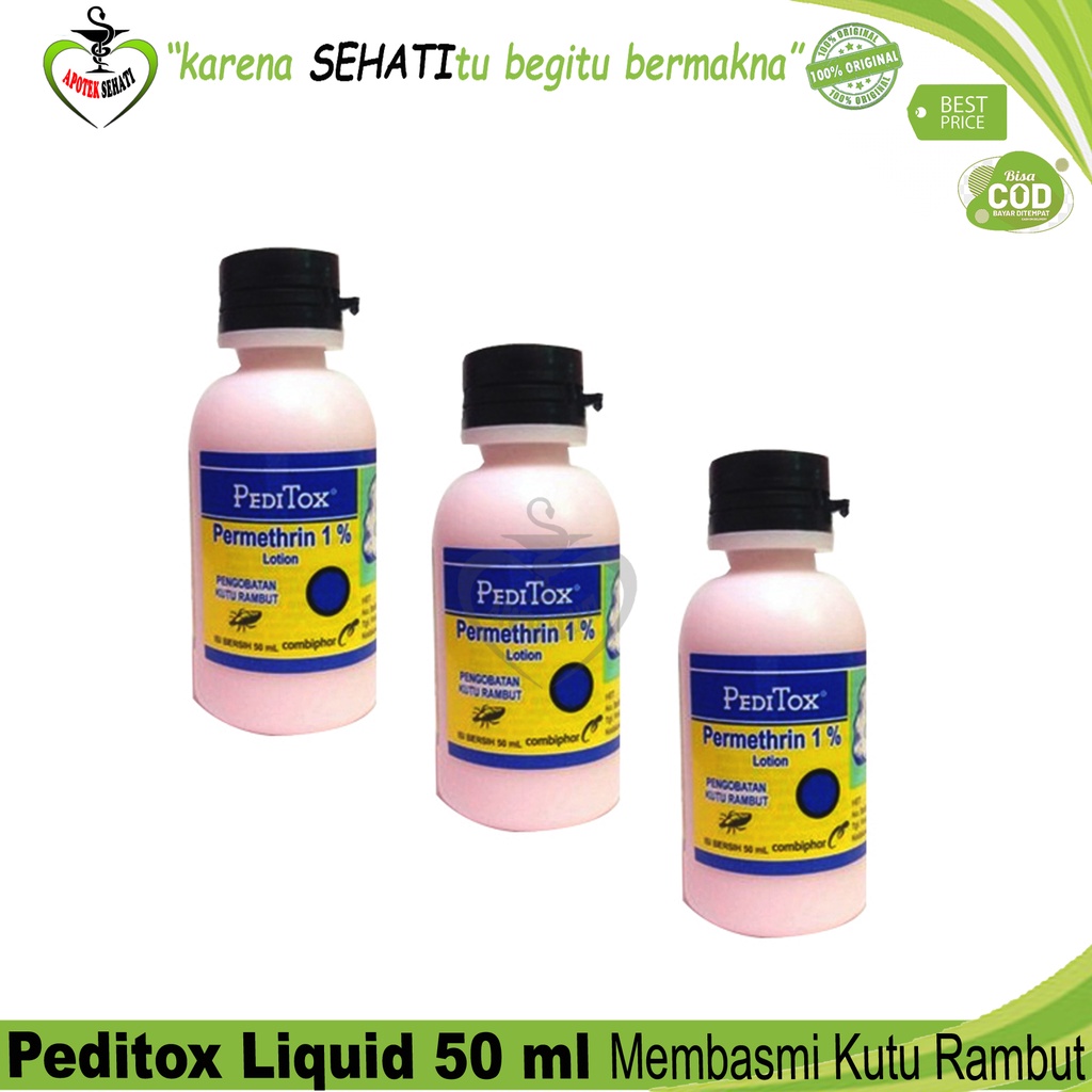 Peditox Obat Pembasmi Kutu Rambut