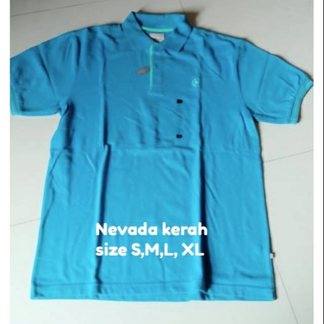 Kaos kerah nevada pria