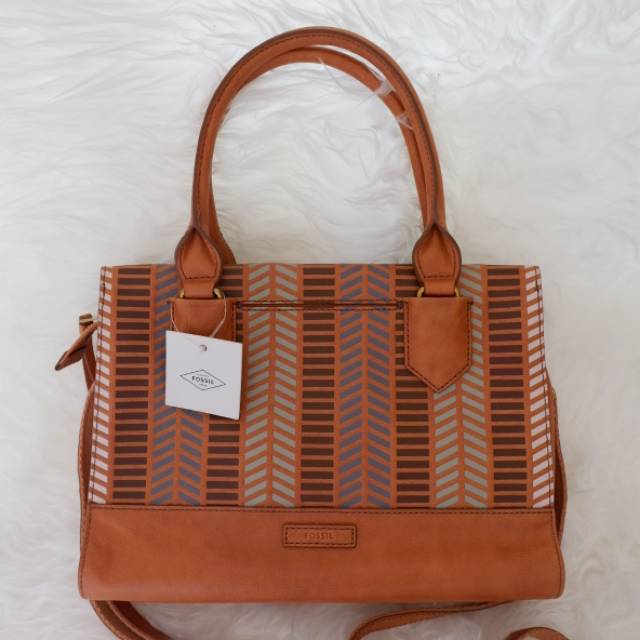 Tas Fossil Trinity Satchel