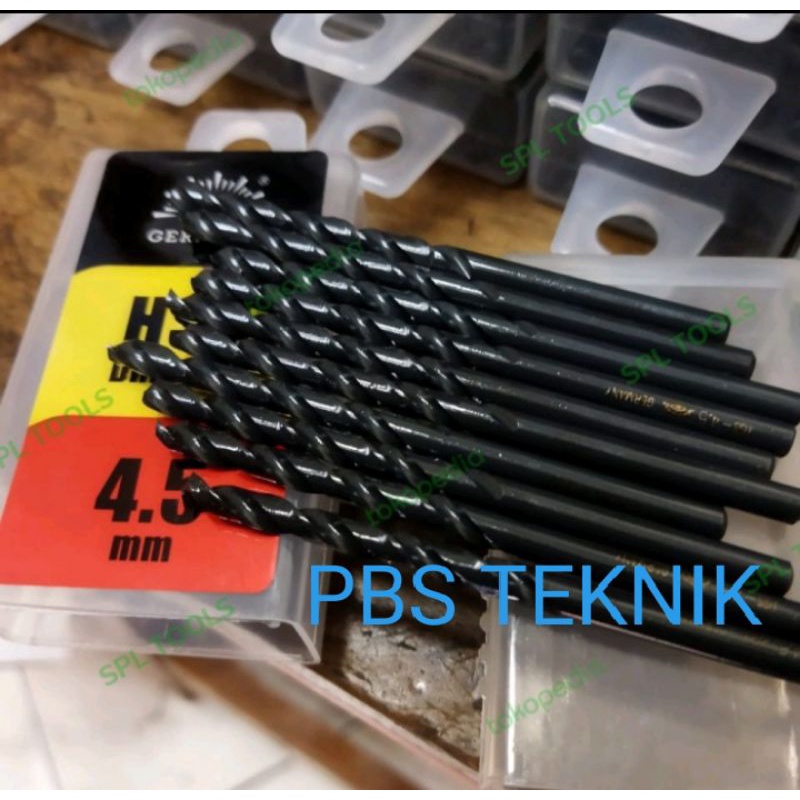 Mata Bor Besi Tjap Mata/Cap Mata 4,5 mm