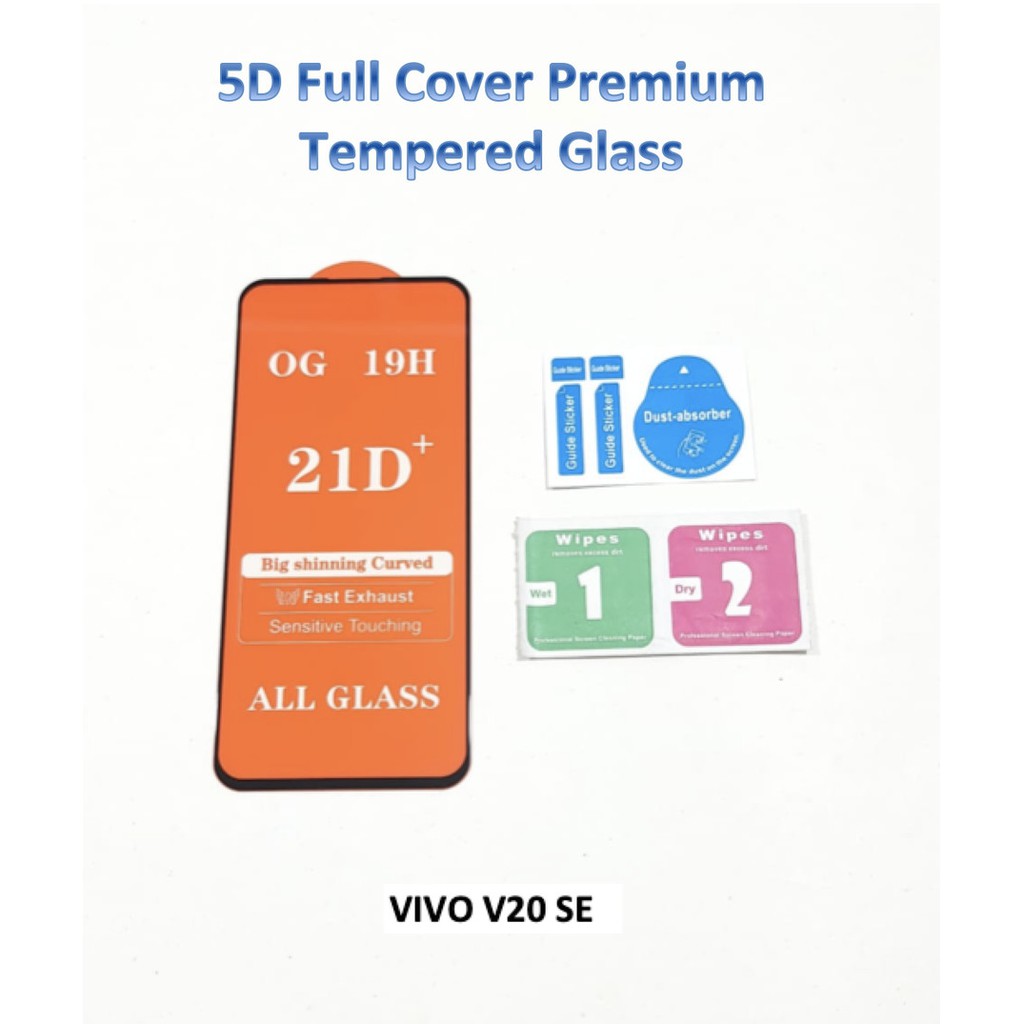 VIVO V20 / V20 SE 5D 9D Full Cover Magic Glass Premium Tempered Glass