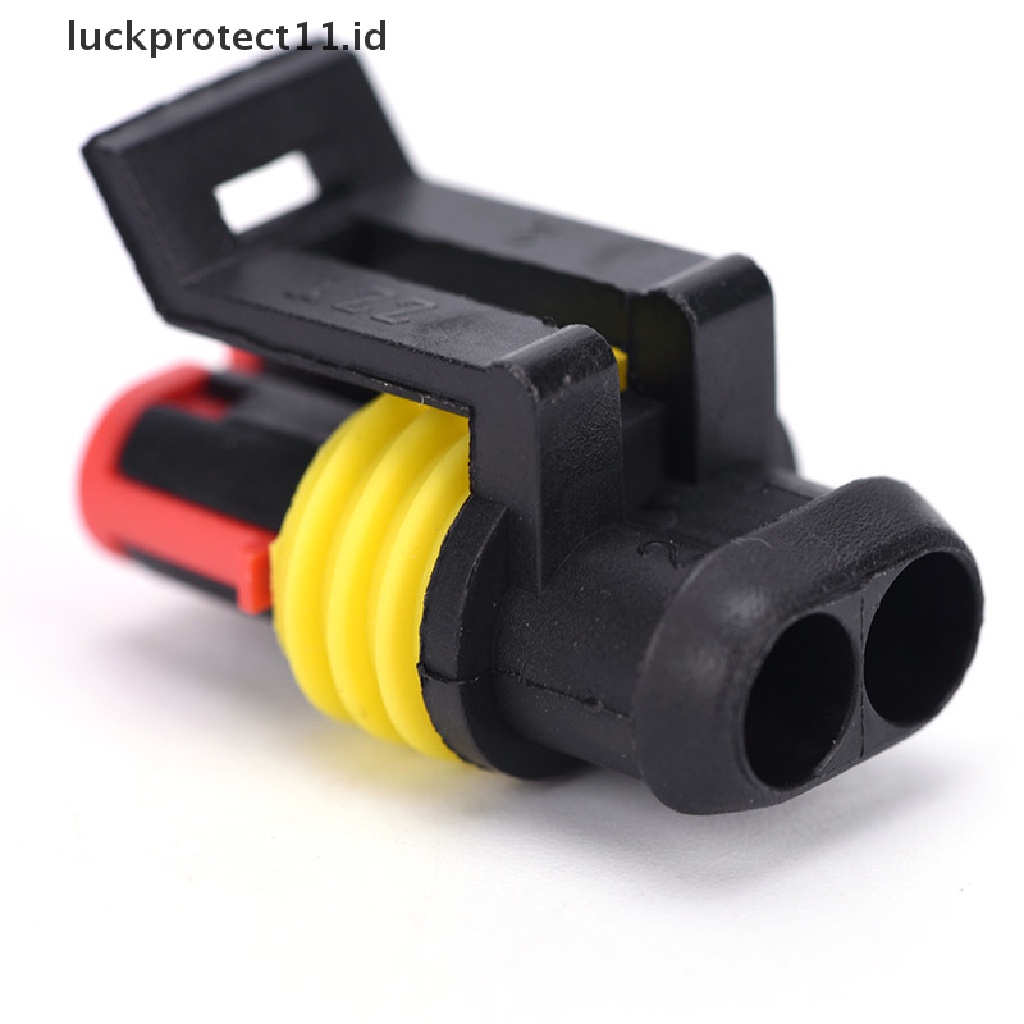 //HG&amp;ID// 10 Kits 2 Pin Way Sealed Waterproof Electrical Wire Connector Plug Car Auto Sets .