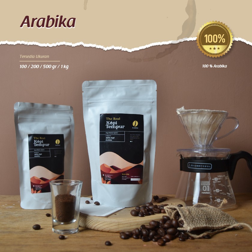 

KOPI ARABIKA TEMPUR JAVA MURIA 100 GRAM BUBUK