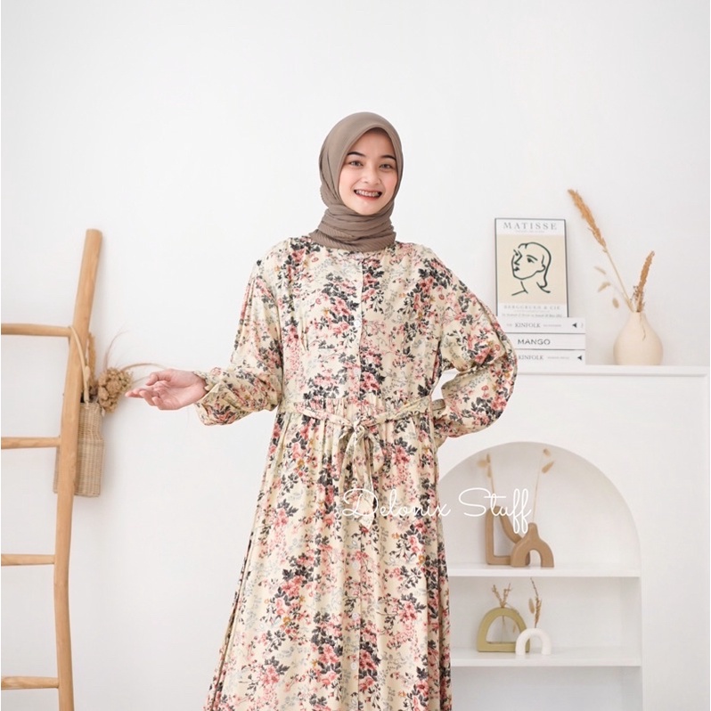 Pattern rayon dress