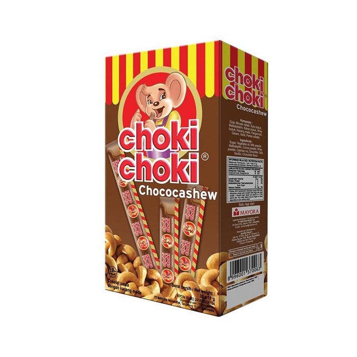 

CHOKI CHOKI CHOCOCASHEW 20 x 10 GR