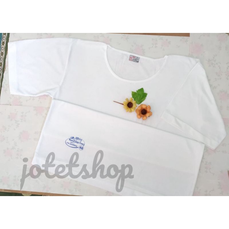 kaos Oblong Swan brand ukuran No 48 termurah. kaus dalam Jumbo besar Big size terlaris
