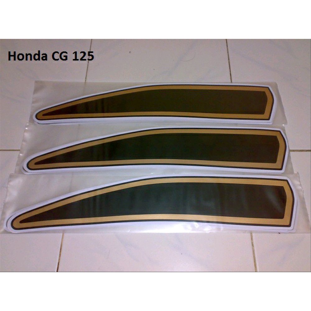 stiker striping tangki Honda CG 125 standar