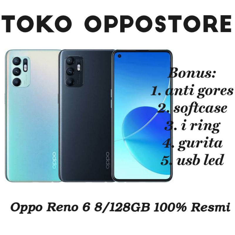Oppo Reno 6 8/128GB Garansi Resmi OPPO
