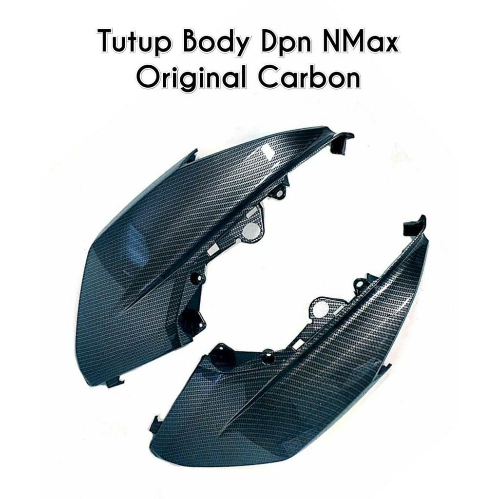Cover body depan NMAX old ORI carbon hitam NEMO