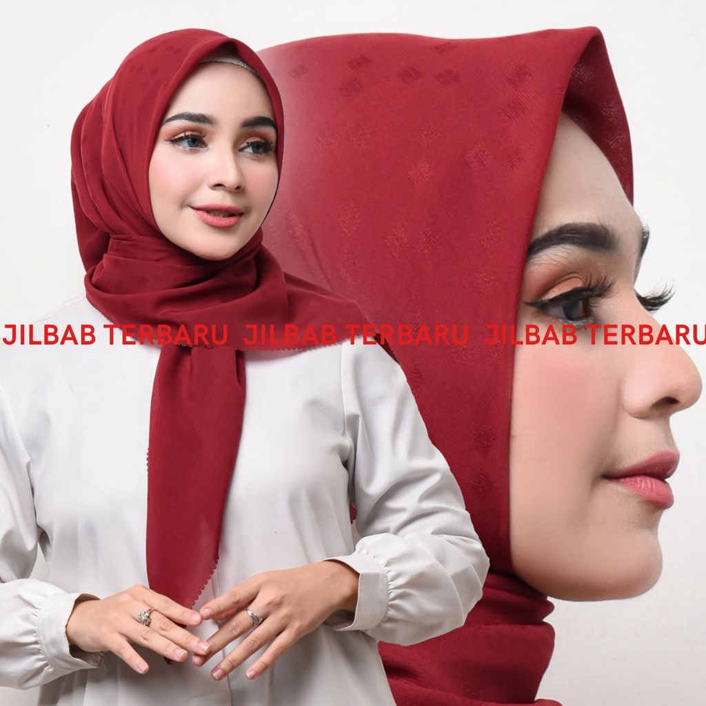 JILBAB SEGIEMPAT POTON STAR / BELLA SQUARE POTTON STAR / JILBAB TERBARU POTTON STAR PREMIUM