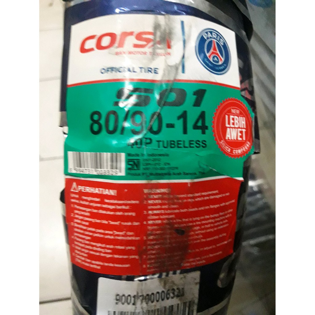 Ban Tubeless Corsa 80 90-14