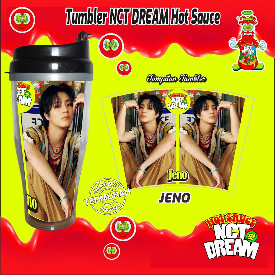 Tumbler NCT DREAM HOT SAUCE Nama Member