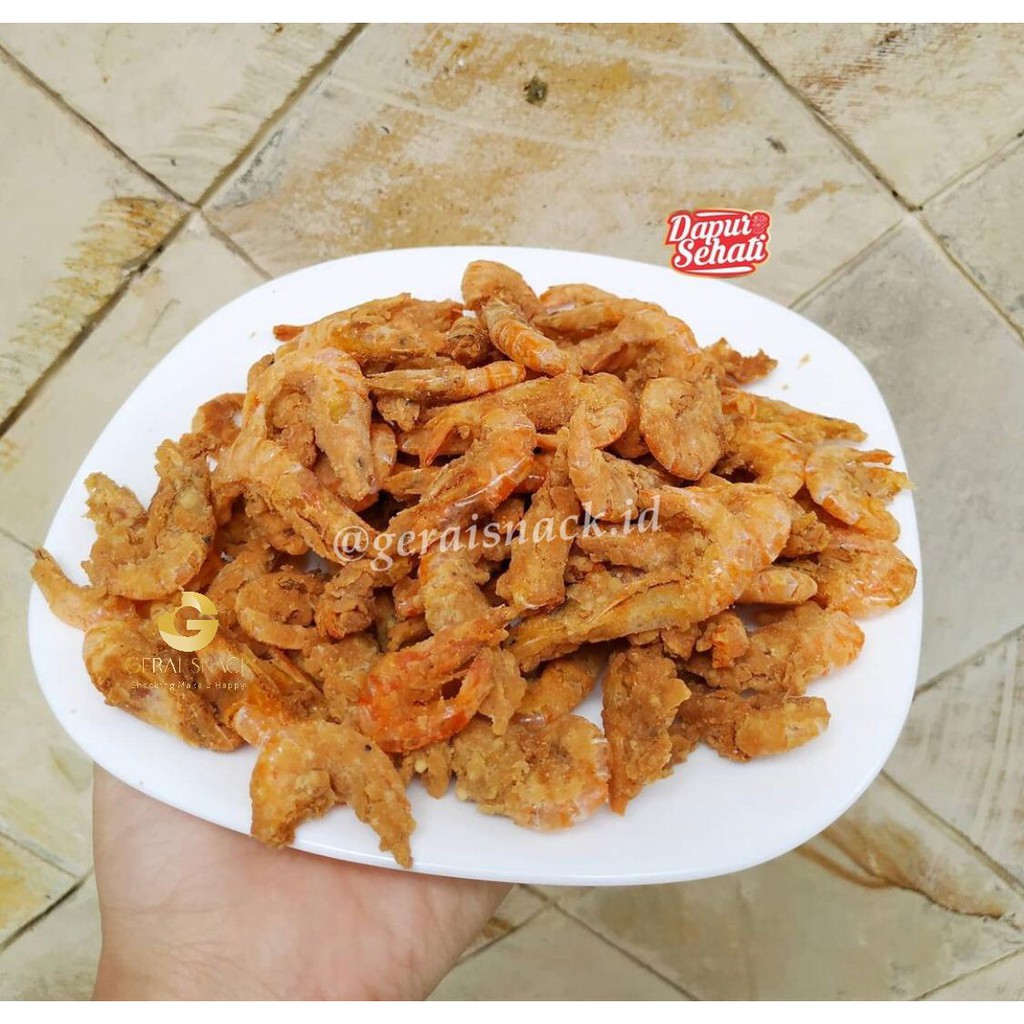 Udang Crispy Dapur Sehati Non MSG Home Made Tanpa Pengawet (80gr)