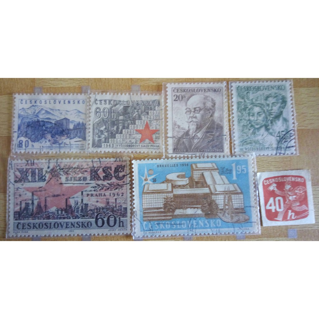 

1 set Perangko Cekoslovenko