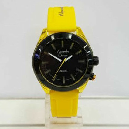 jam tangan Alexandre Christie AC 2928 wanita yellow original