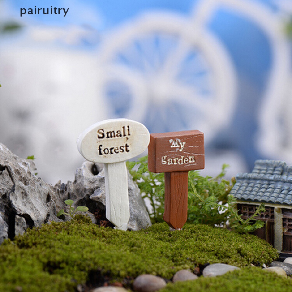 Prt 3pcs Mainan Miniatur Figurin Karakter Kartun Bahan Resin Untuk Hiasan Micro Landscape PRT