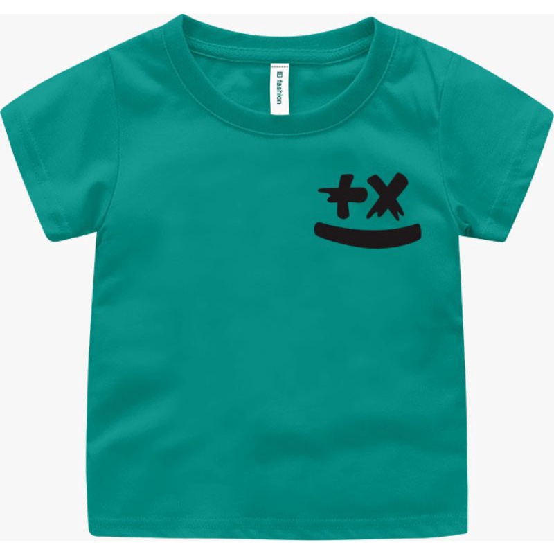 ((IB))KAOS ANAK2 UNISEX/LOGO +X DIGITAL SABLON