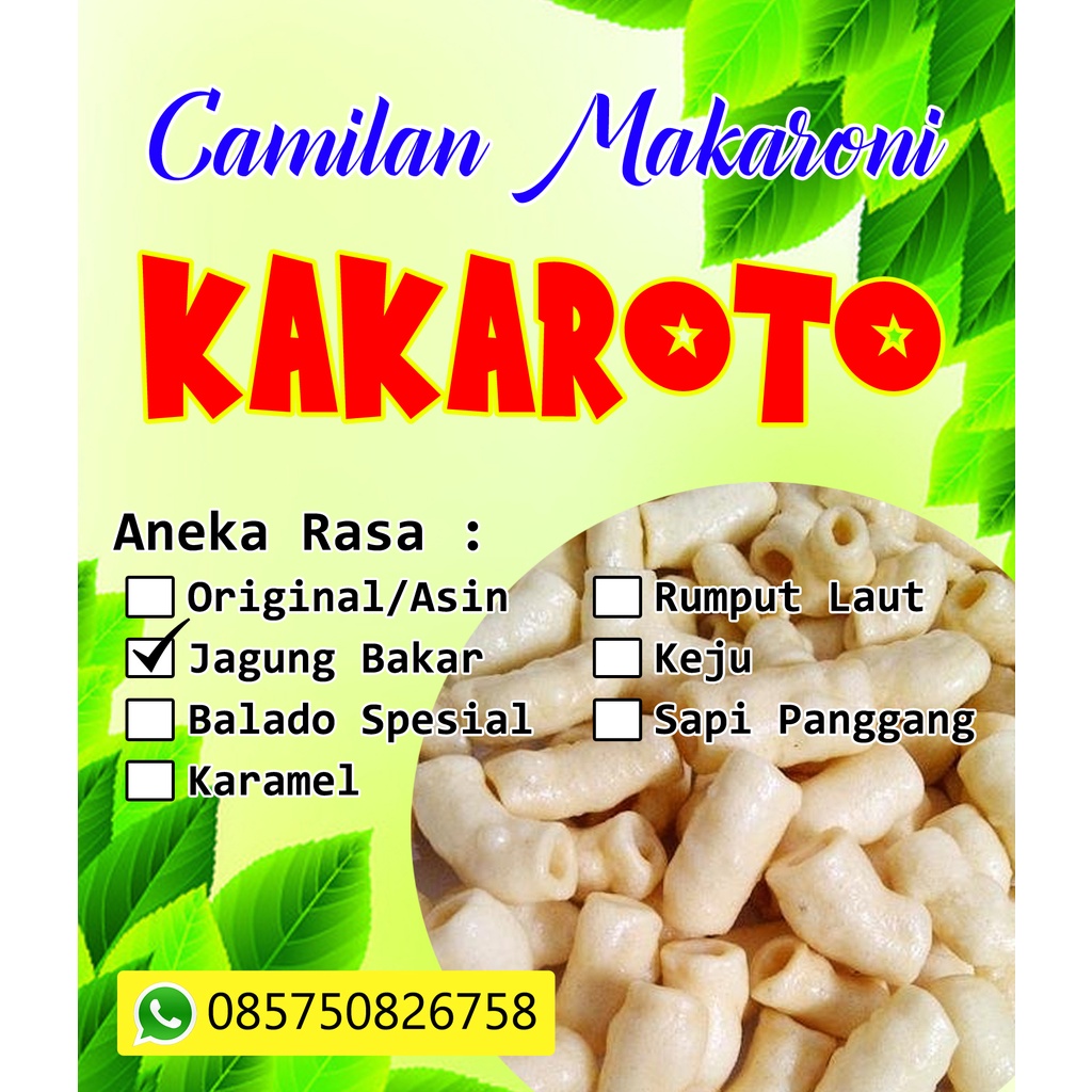 

Snack Makaroni Goreng Aneka Varian Rasa | Jagung Bakar