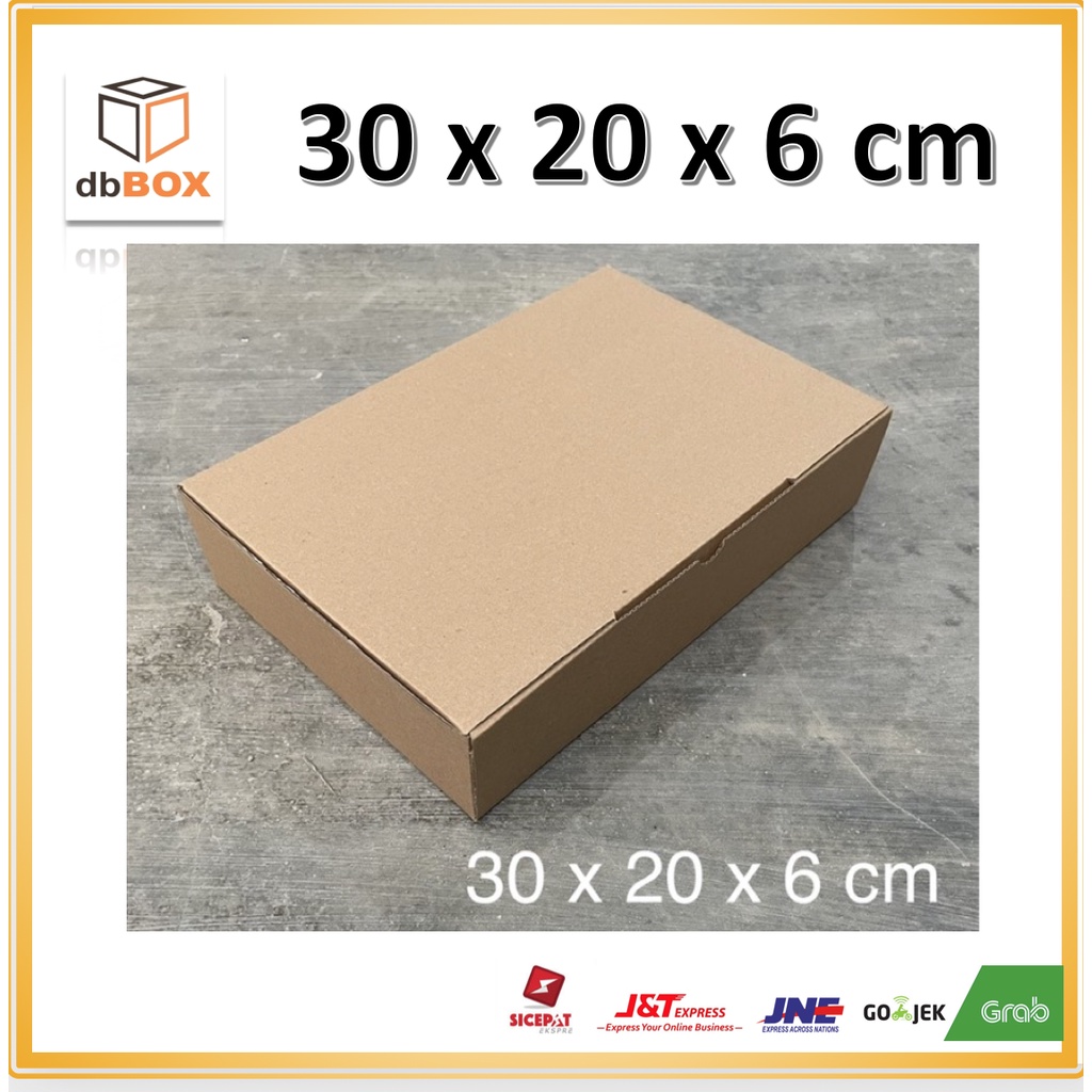 

Kardus Uk.30x20x6....Die Cut kotak Kue, snack -aksesoris-dll model box pizza