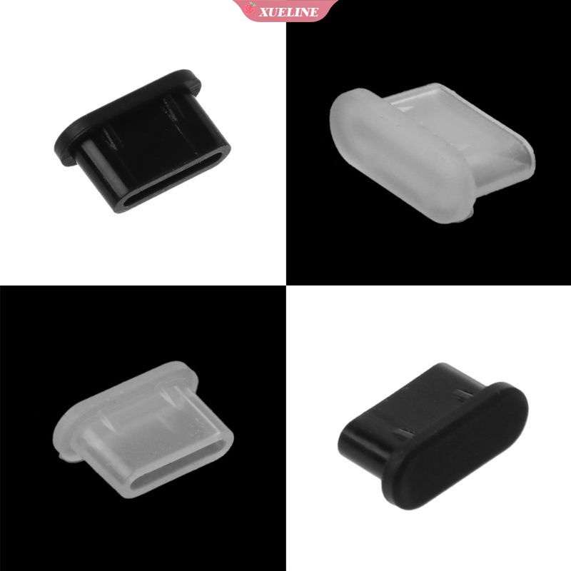 1pc Cover Pelindung Port Charger USB Tipe C Bahan Silikon Untuk Samsung Huawei