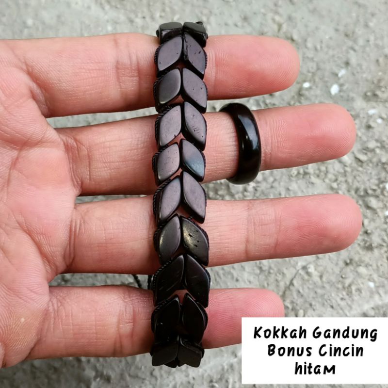 Gelang Kokkah Terbaru Gandum Bonus Cincin 100% Ori