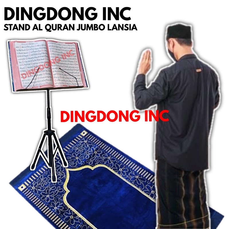 DUDUKAN ALQURAN SHOLAT LANSIA JUMBO STAND AL ALQURAN BESAR KOKOH MUSHAF KABIR