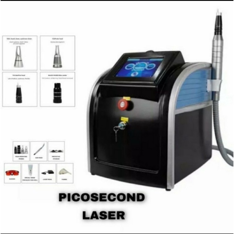MESIN PICOSURE PICOSECOND, LASER FLEK, HONEYCOMB LASER, TATTO BLACKDOLL