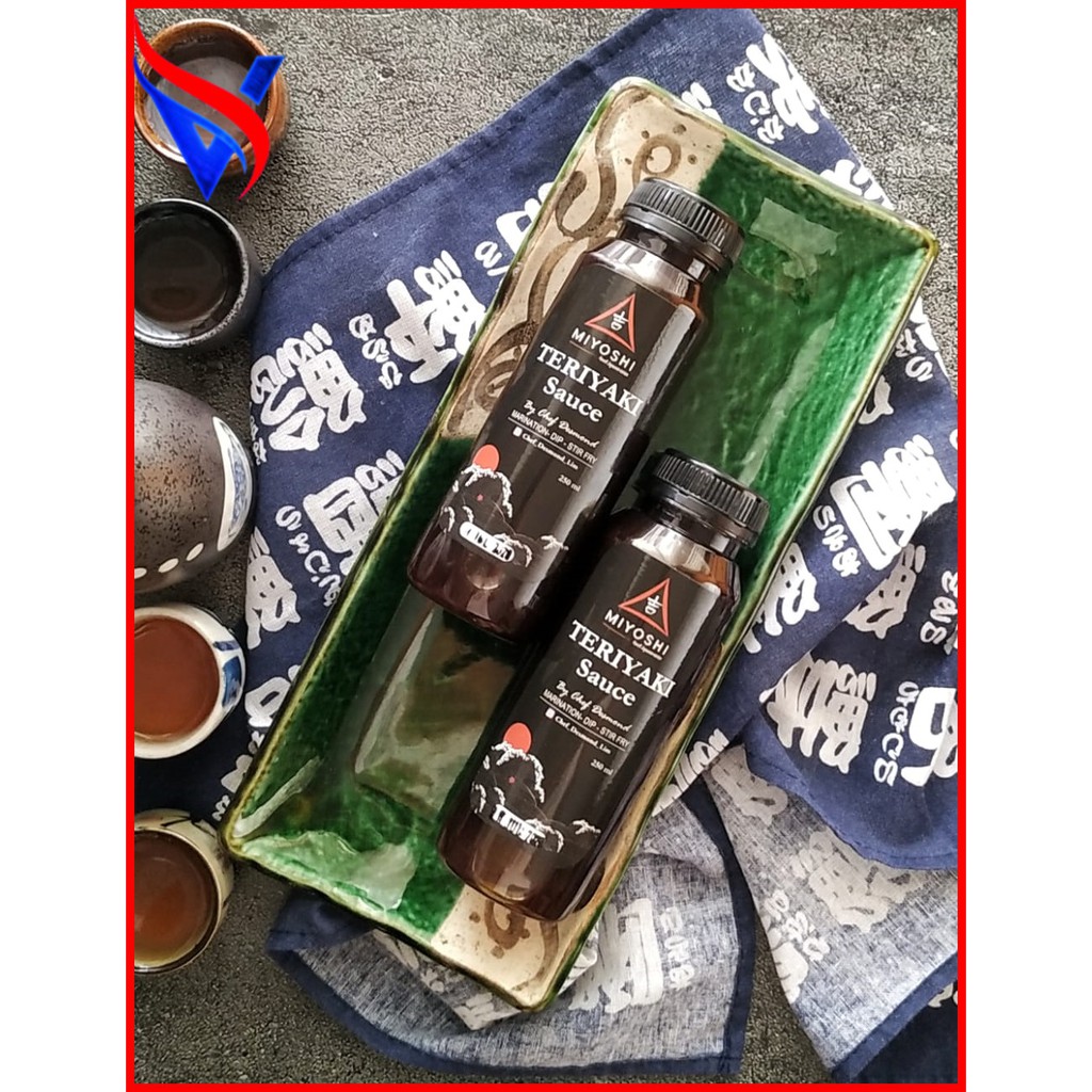 Sauce TERIYAKI MIYOSHI By Chef Lim saus saos restoran Jepang 250ml