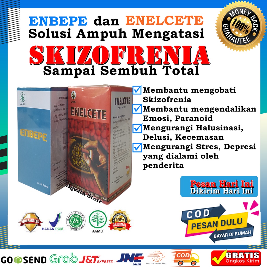 Jual Enbepe dan Enelcete Nasa Original Obat Skizofrenia Herbal Paling